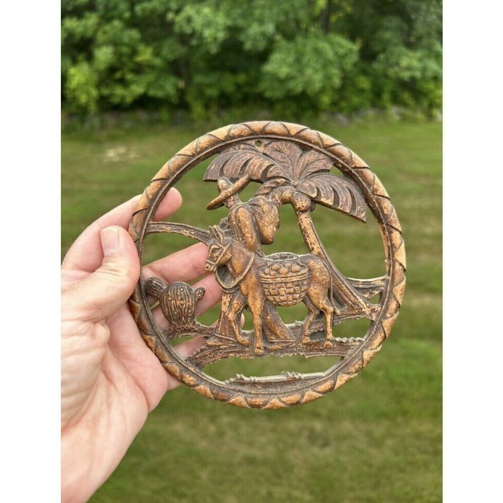 Vintage Syroco Wood Southwest Decoration Wall Hanging Syracuse Ornamental Co.